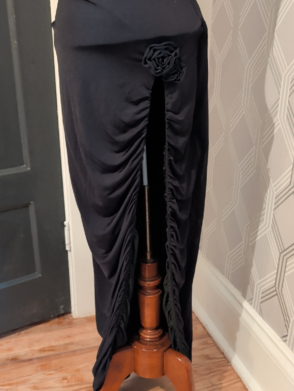 Meshki Black Maxi Dress - Picture 4 of 13